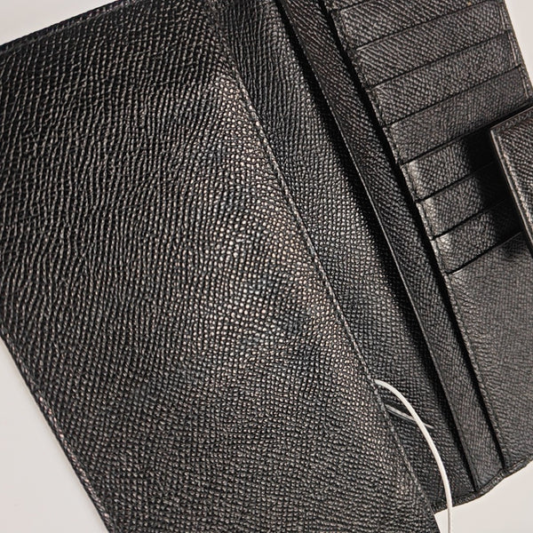BVLGARI Calfskin Black Wallet