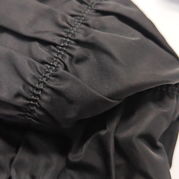 Nylon Top Handle Bag Black