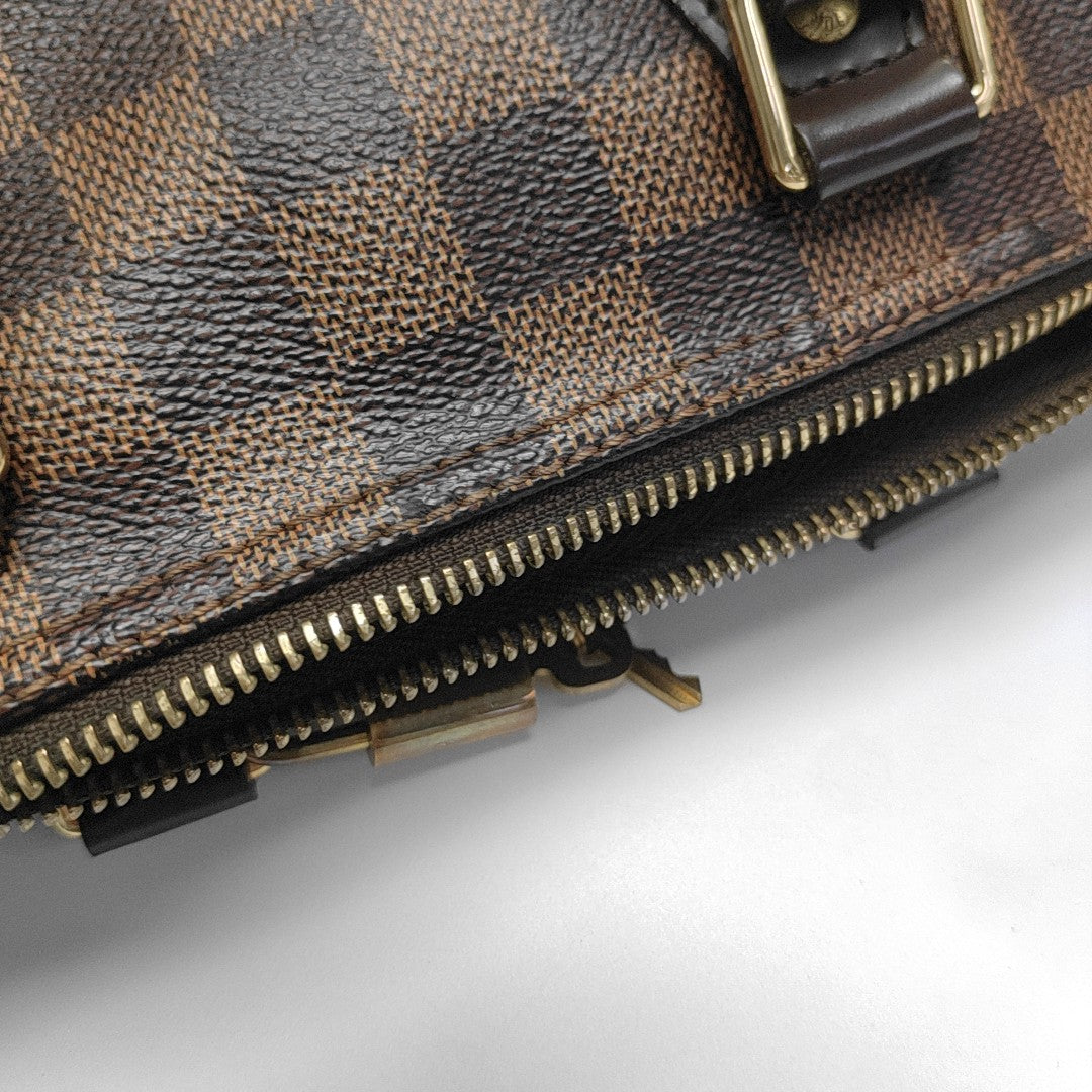 SPEEDY 25 Damier Ebene Coated Canvas Brown