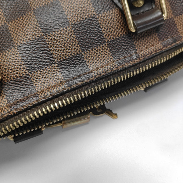 SPEEDY 25 Damier Ebene Coated Canvas Brown