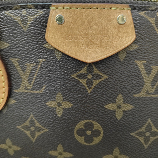 TURENNE PM Monogram Coated Canvas Brown