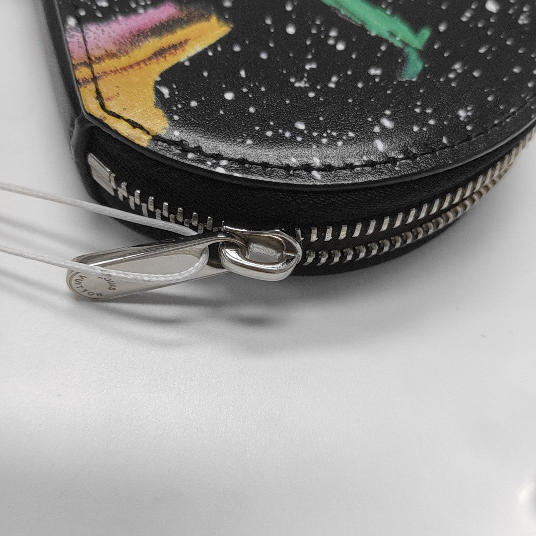 MICRO Calfskin Black Key Pouch