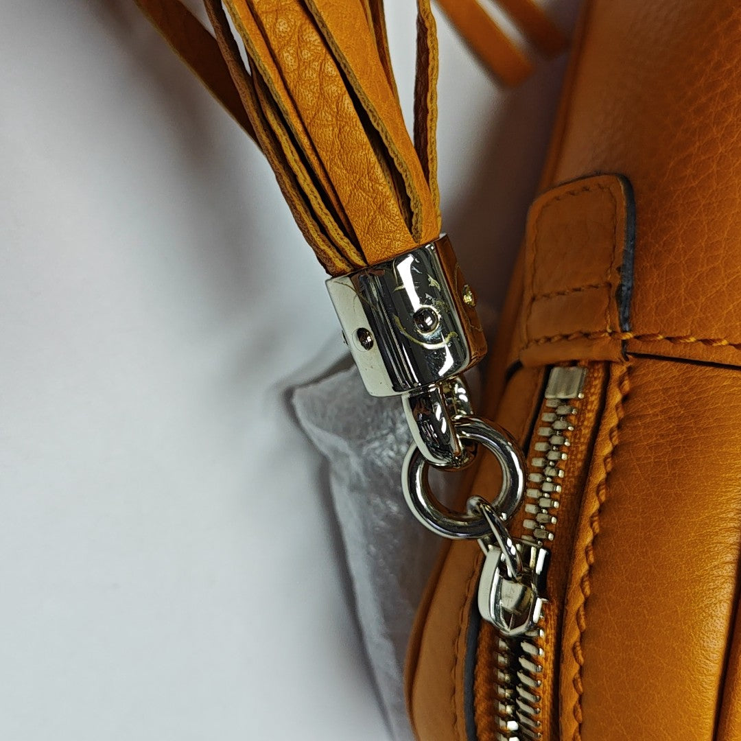 Soho Small Quilted Calfskin Orange