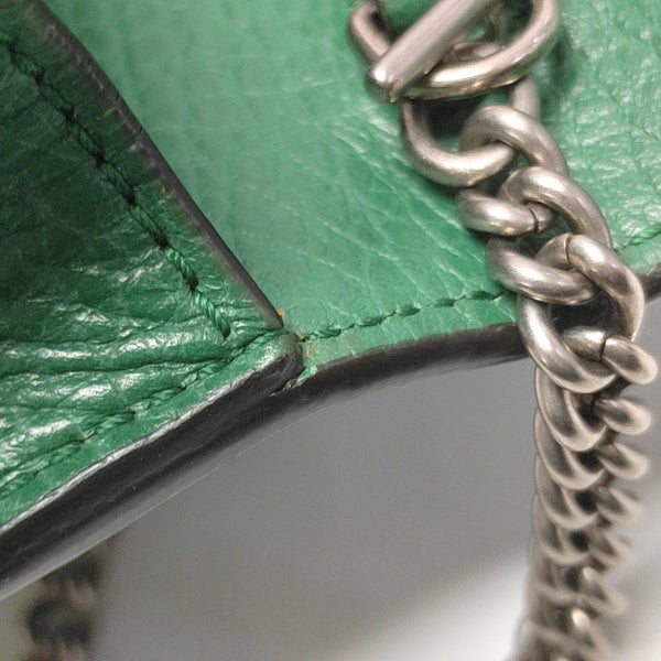Dionysus Super Mini Calfskin Green