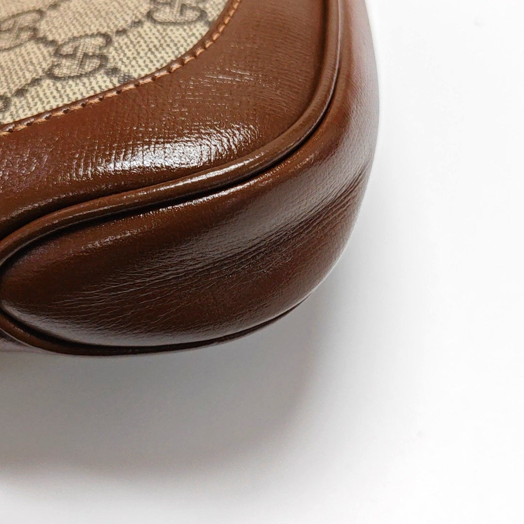 Authenticated pre-owned  Jackie 1961 Mini Monogram Coated Canvas Beige - Top Handle Bag at Looply