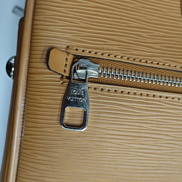 Calfskin Luggage Yellow