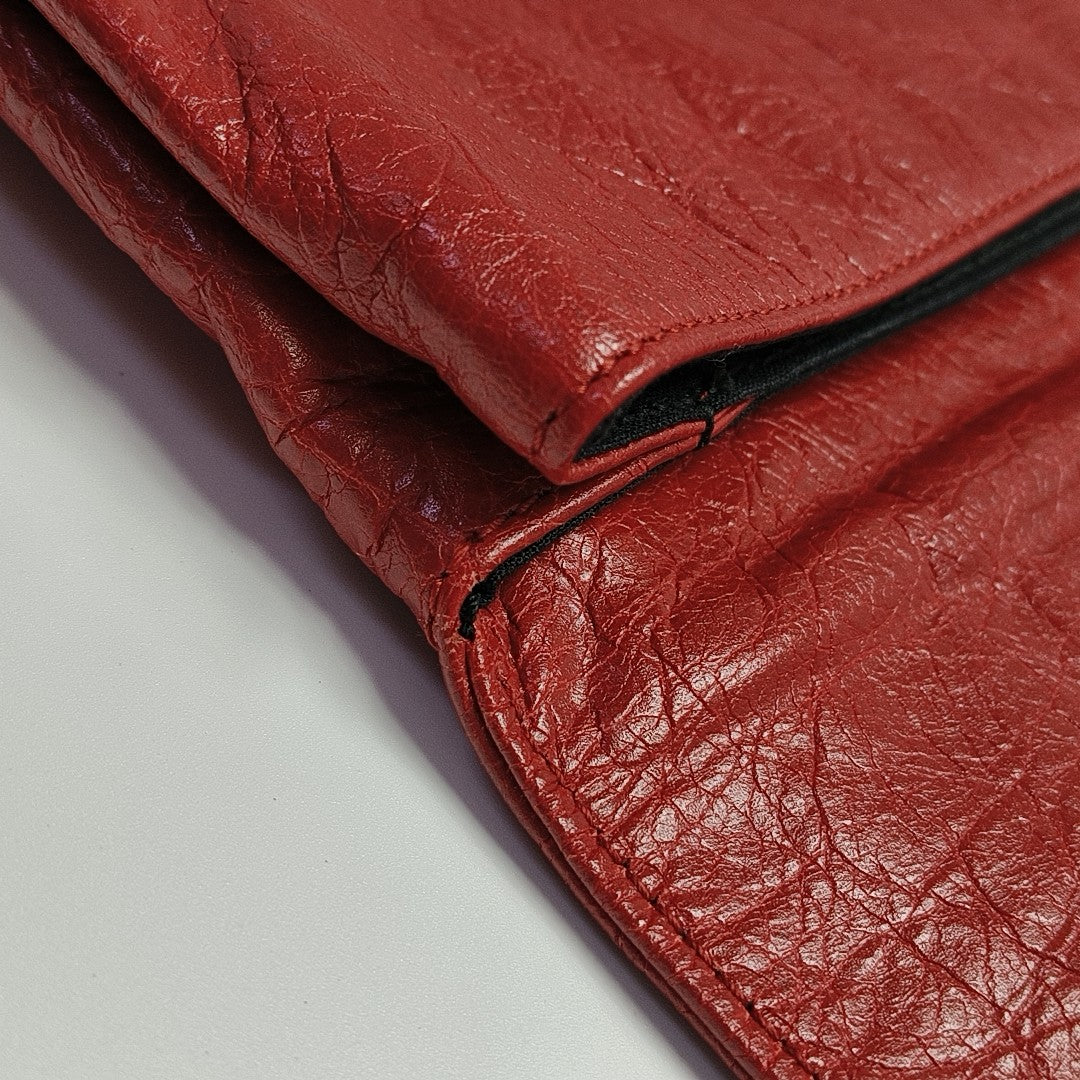 Ternera clásica rojo