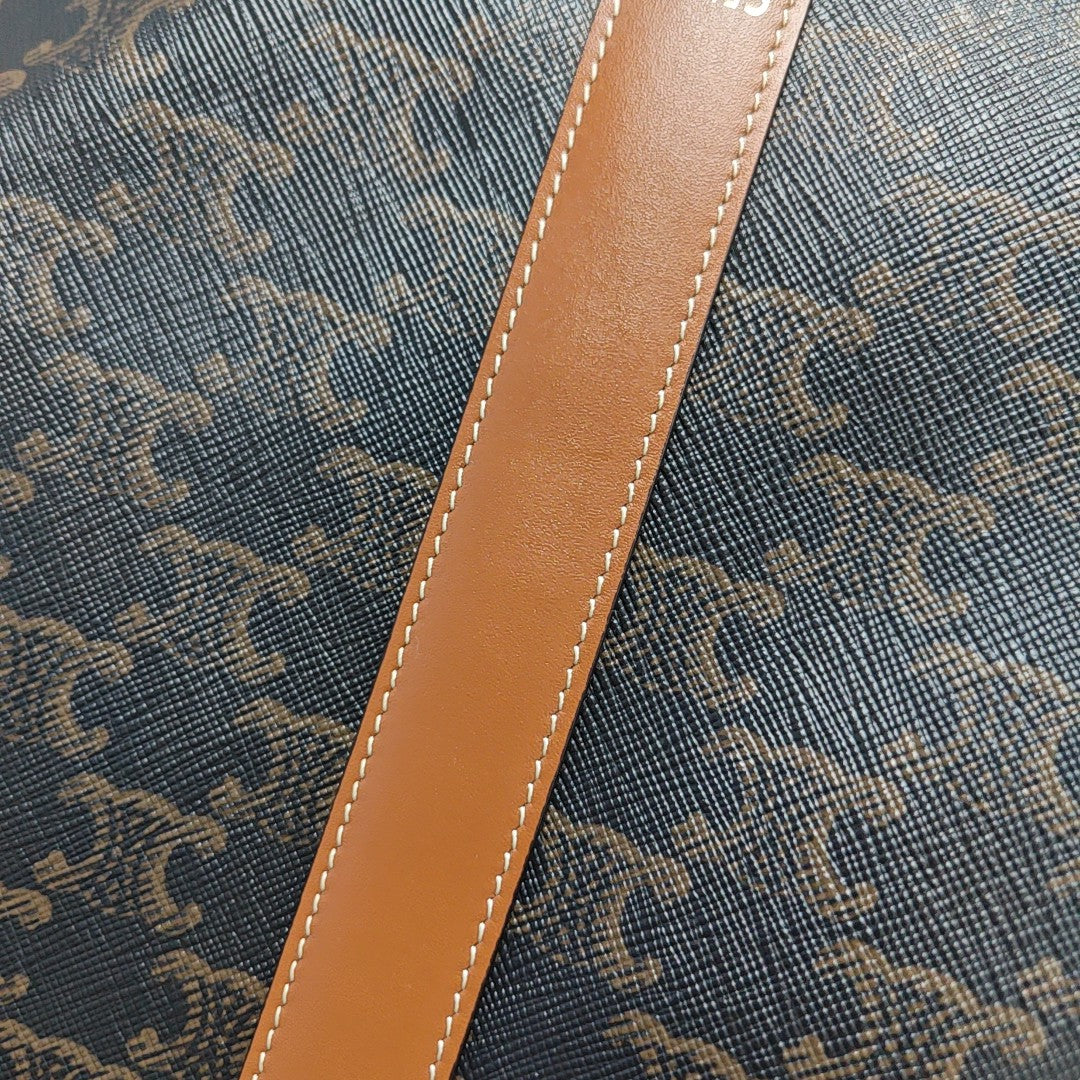 TRIOMPHE CANVAS Medium Coated Canvas Brown