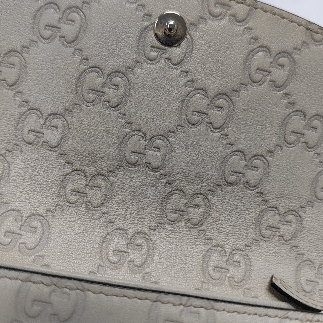 Monogram Calfskin Wallet Beige