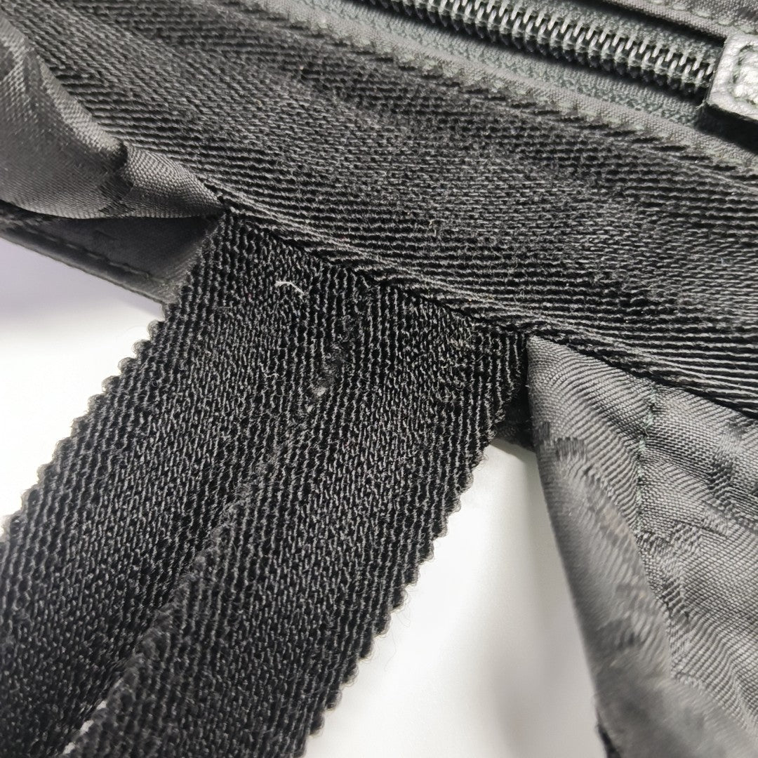 Monogram Canvas Backpack Black