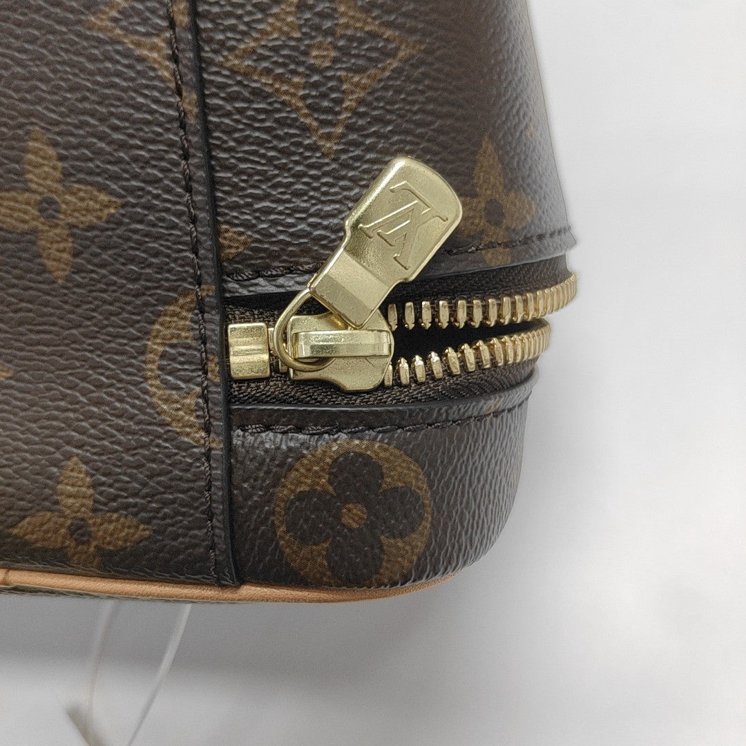 NICE Super Mini Monogram Coated Canvas Brown