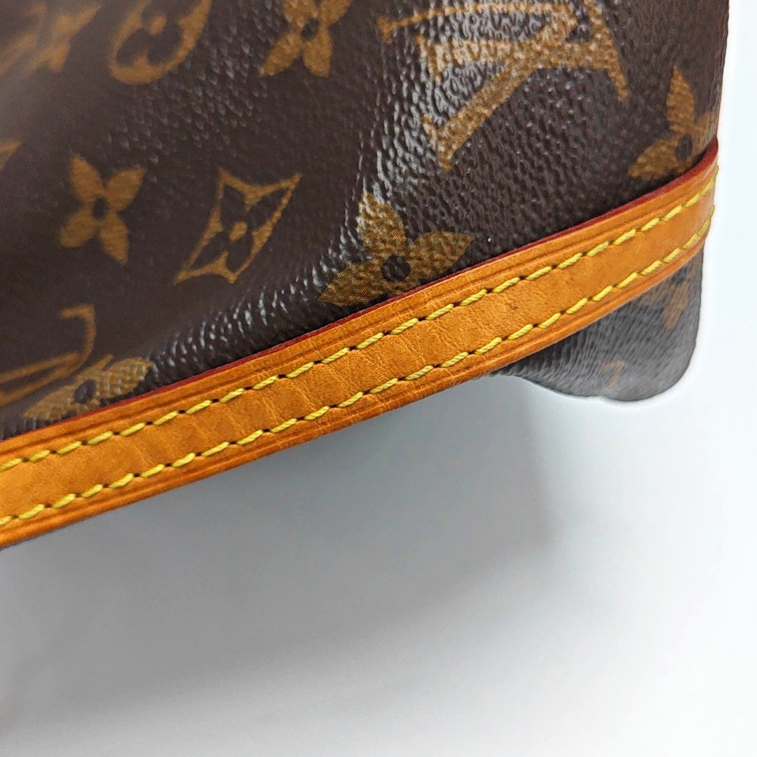 NÉONOÉ Nano Monogram Coated Canvas Brown