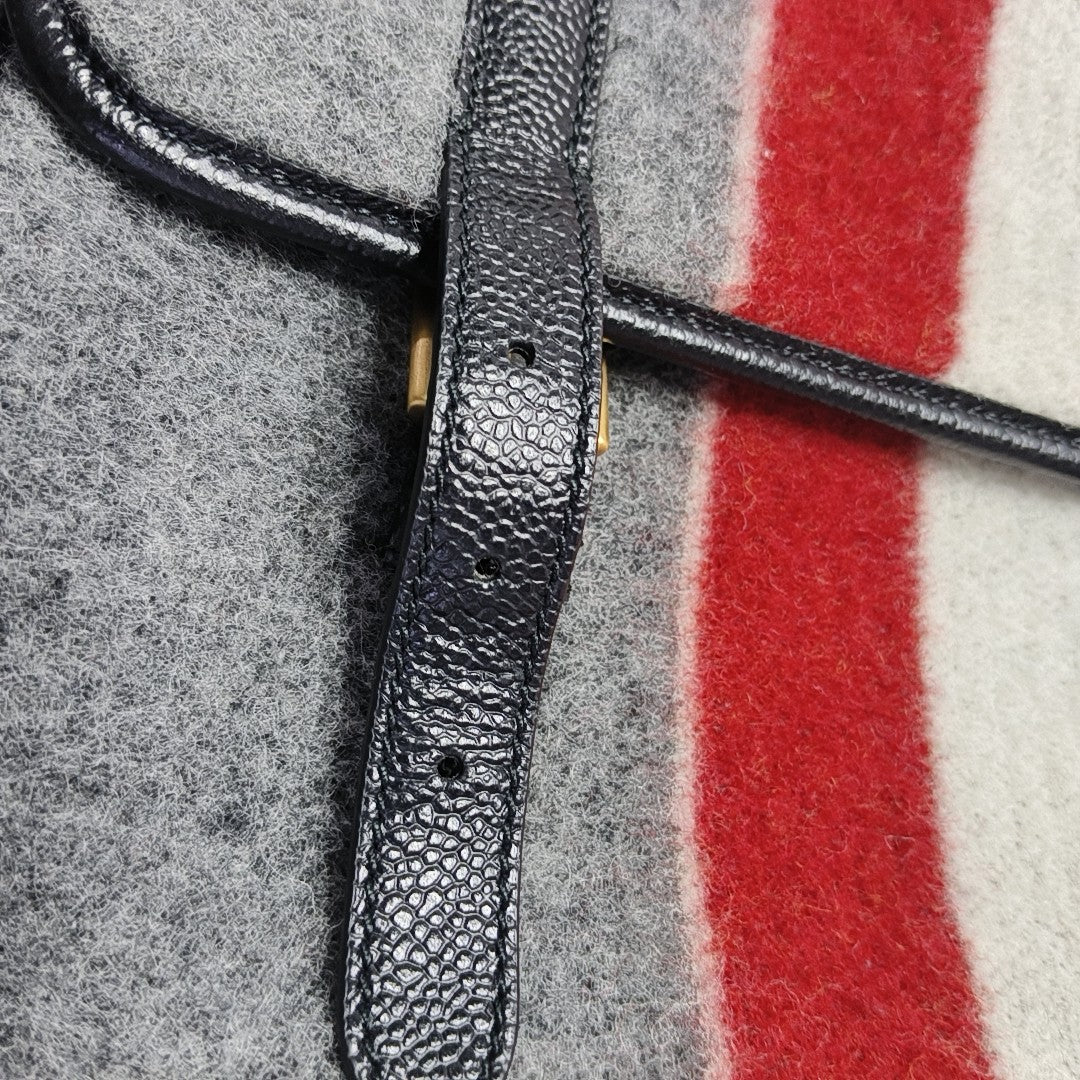 Fabric Shoulder Bag Gray