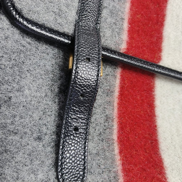 Fabric Shoulder Bag Gray