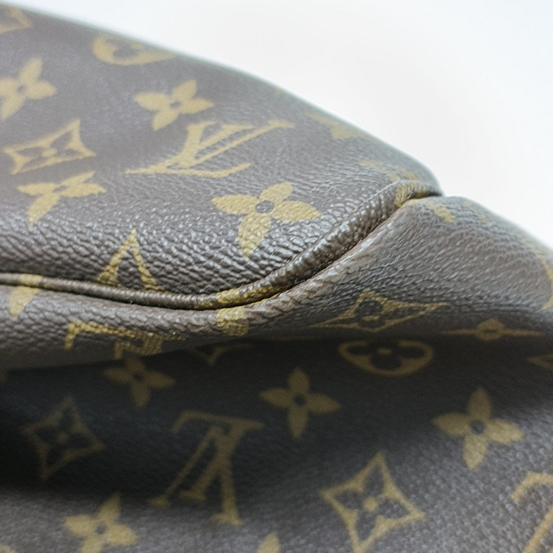 NEVERFULL MM Monogram Coated Canvas Brown