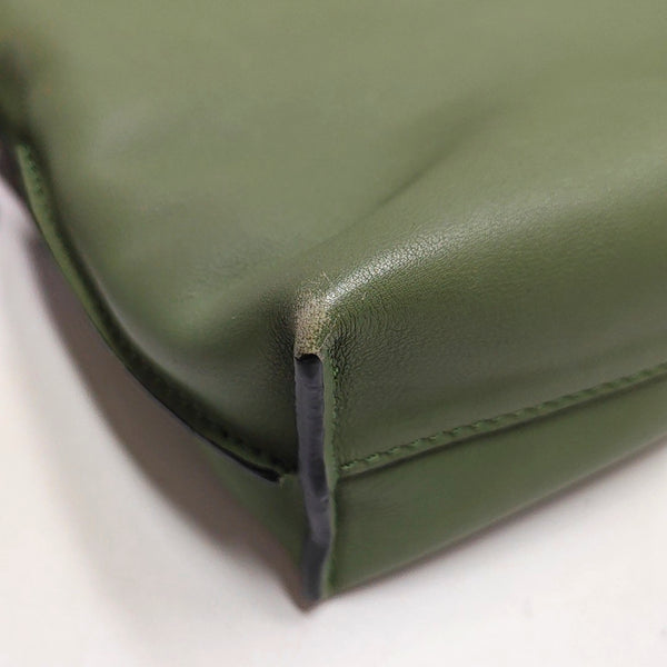 Authenticated pre-owned  Flamenco Calfskin Green - Shoulder Bag at Looply