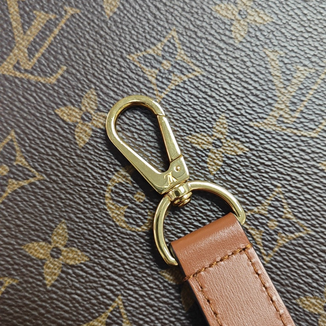 DAUPHINE Mini Monogram Coated Canvas Brown
