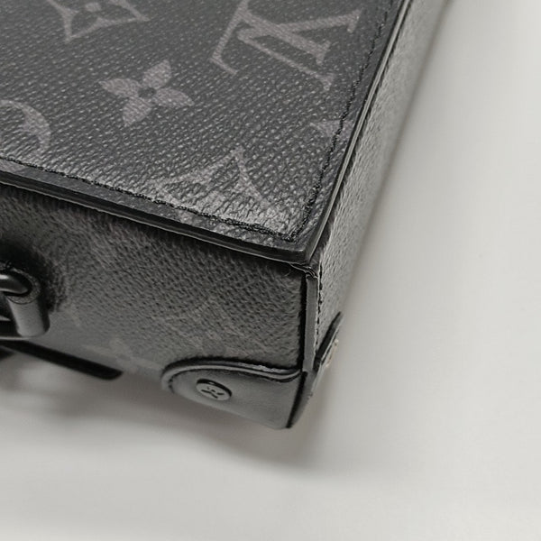 STEAMER Mini Monogram Coated Canvas Black