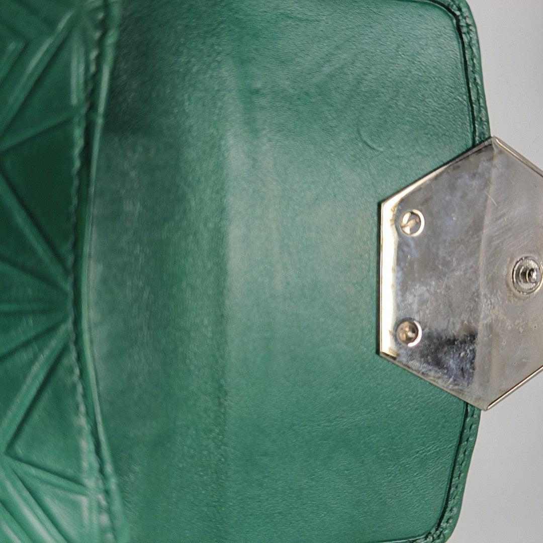 Calfskin Wallet Green