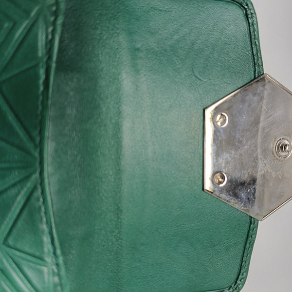 Calfskin Wallet Green