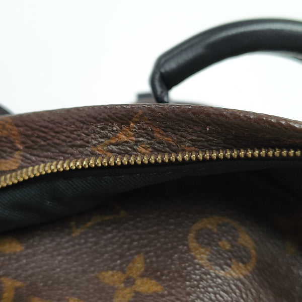PALM SPRINGS Mini Monogram Coated Canvas Brown