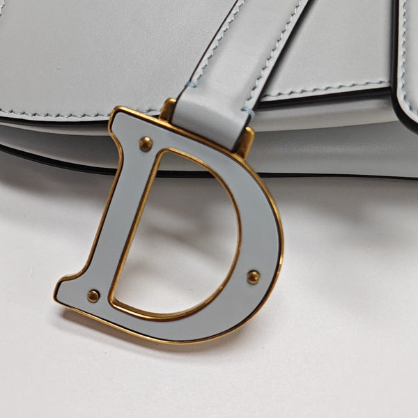 Saddle Small Calfskin Blue