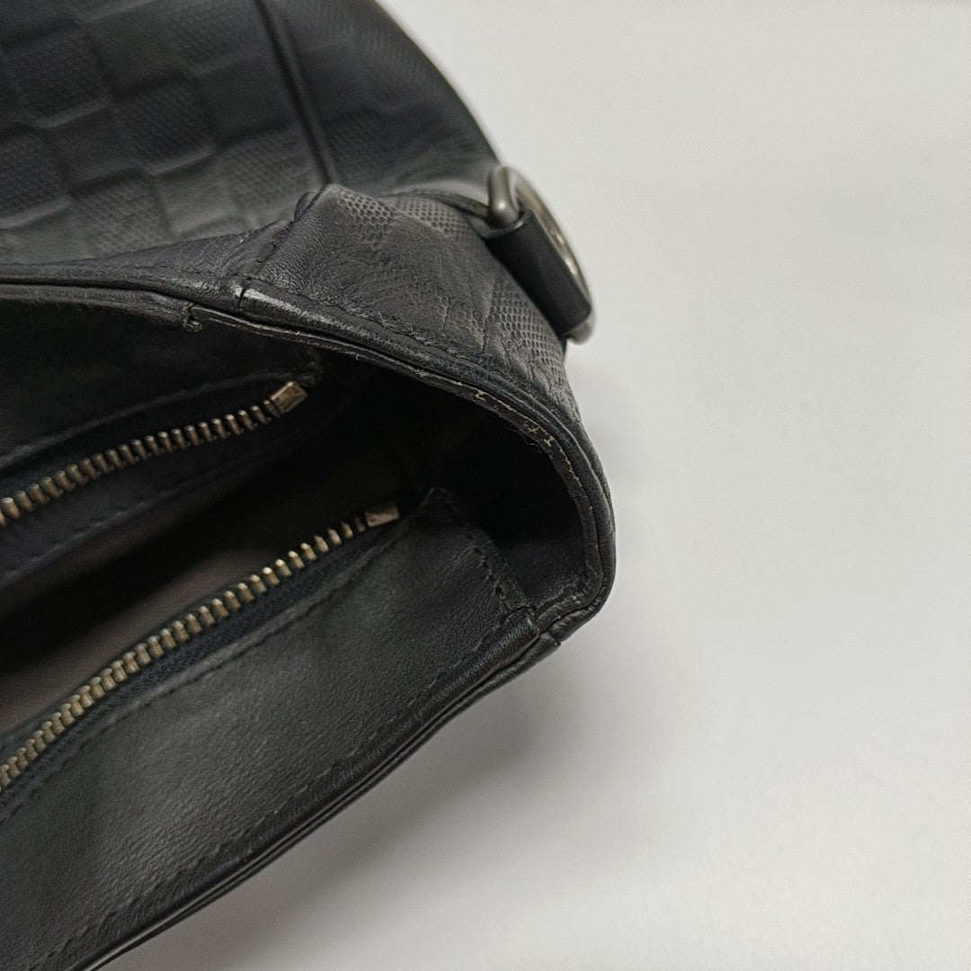 TADAO PM Damier Graphite Calfskin Black