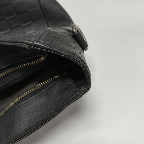 TADAO PM Damier Graphite Calfskin Black