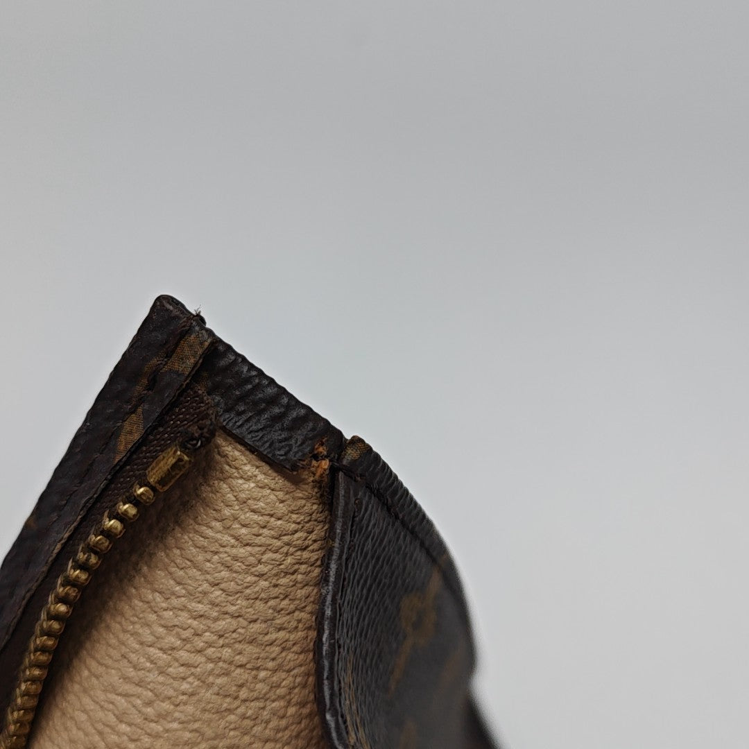 TOILET POCKET 26 Monogram Coated Canvas Brown
