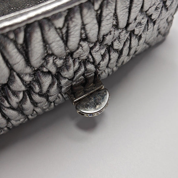 Quilted Lambskin Shoulder Bag Beige