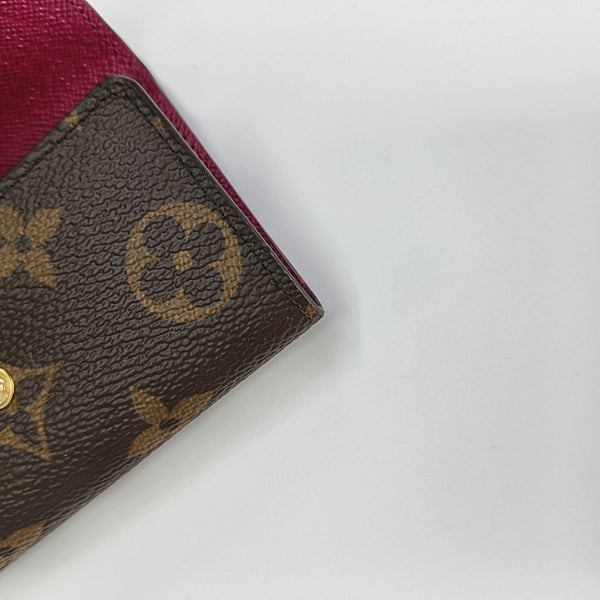 Monogram Coated Canvas Key Pouch Brown