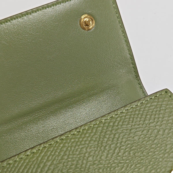 Calfskin Wallet Small Green