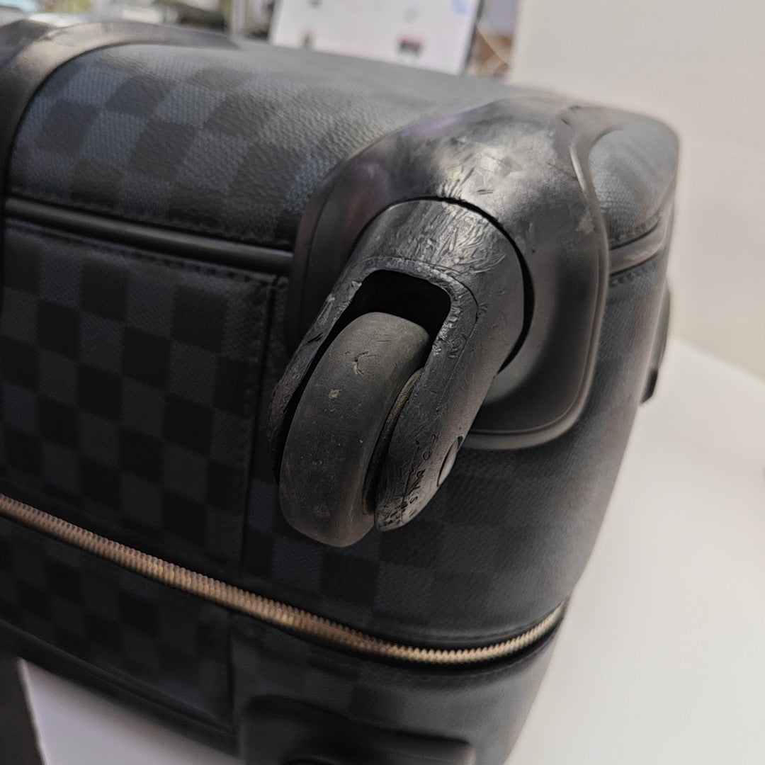 PEGASE 55 Damier Coated Canvas Blue