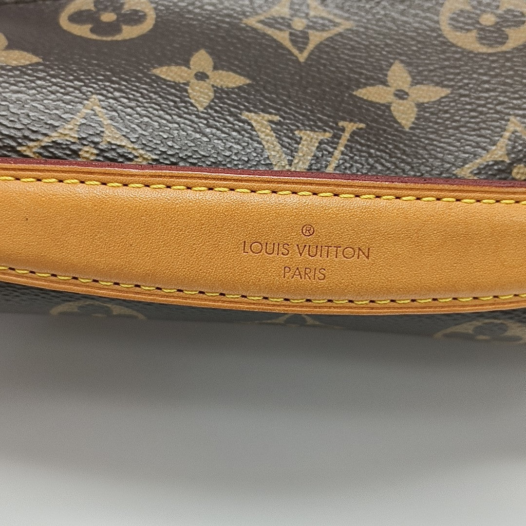 MÉTIS MM Monogram Coated Canvas Brown