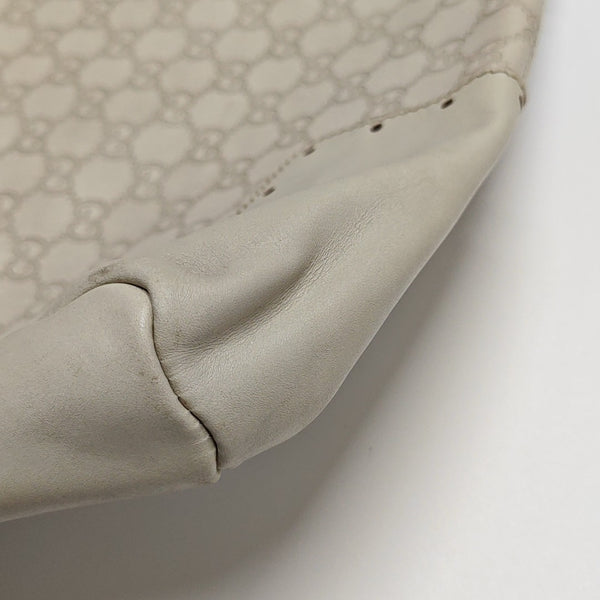 Monogram Calfskin Top Handle Bag White
