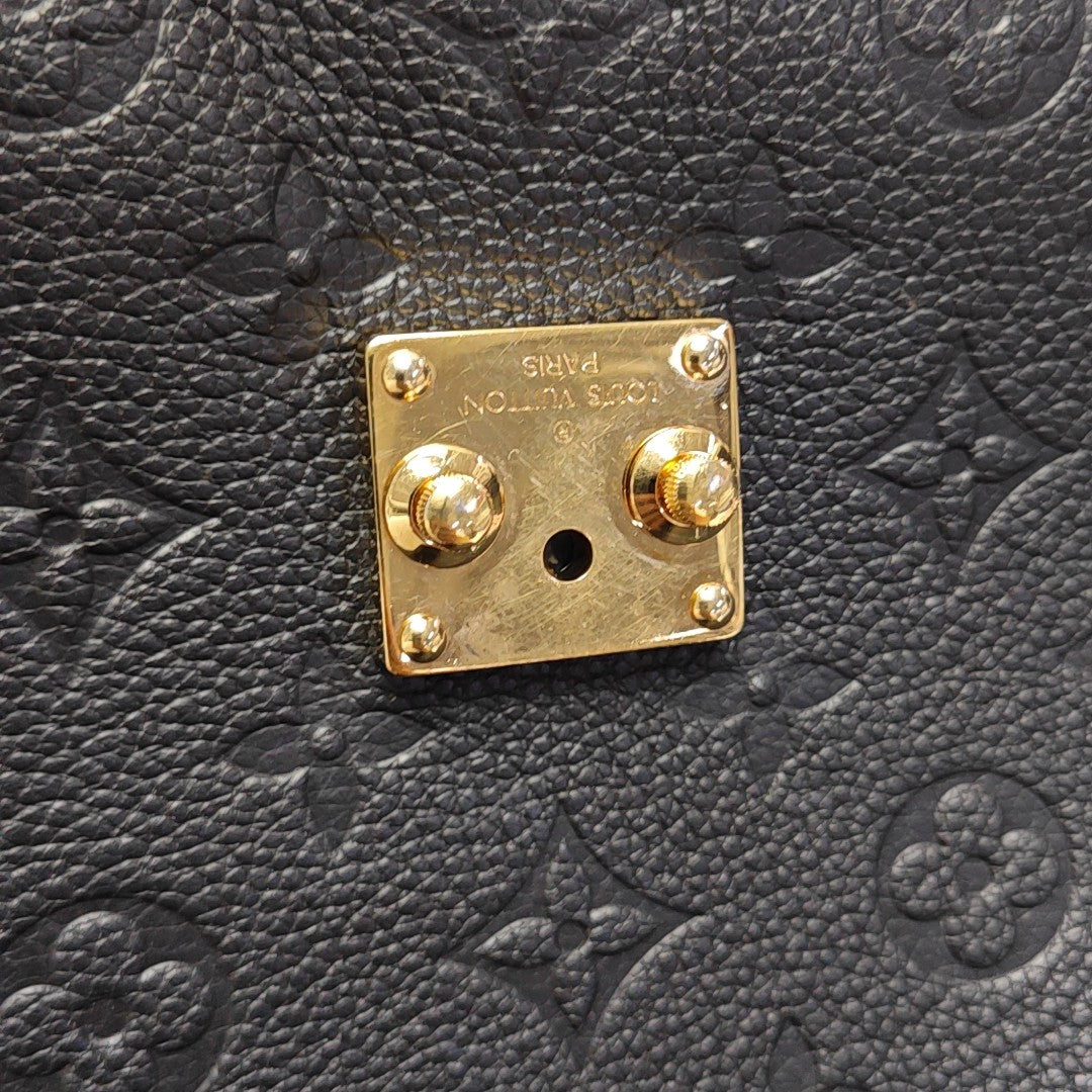 MÉTIS MM Monogram Calfskin Black