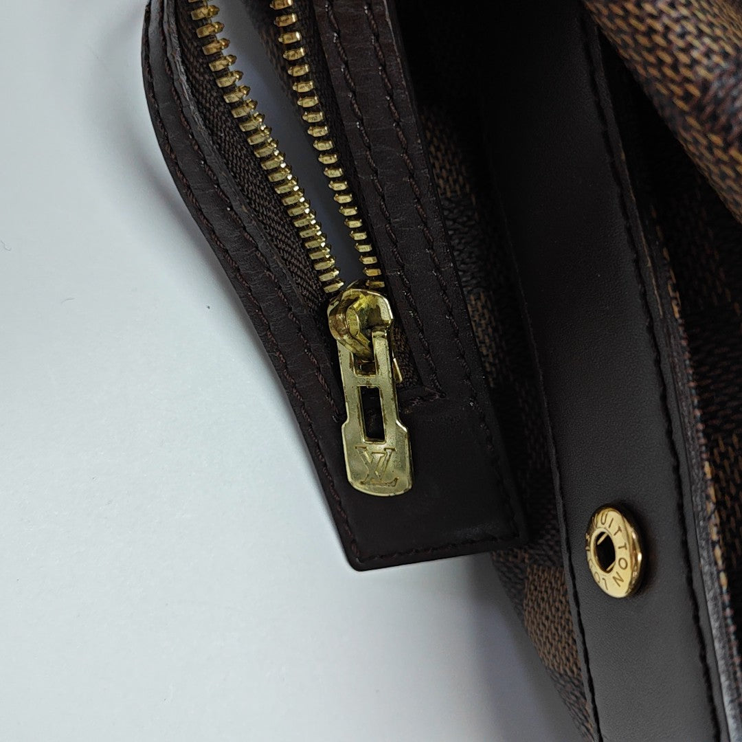 CHELSEA Damier Ebene Coated Canvas Brown