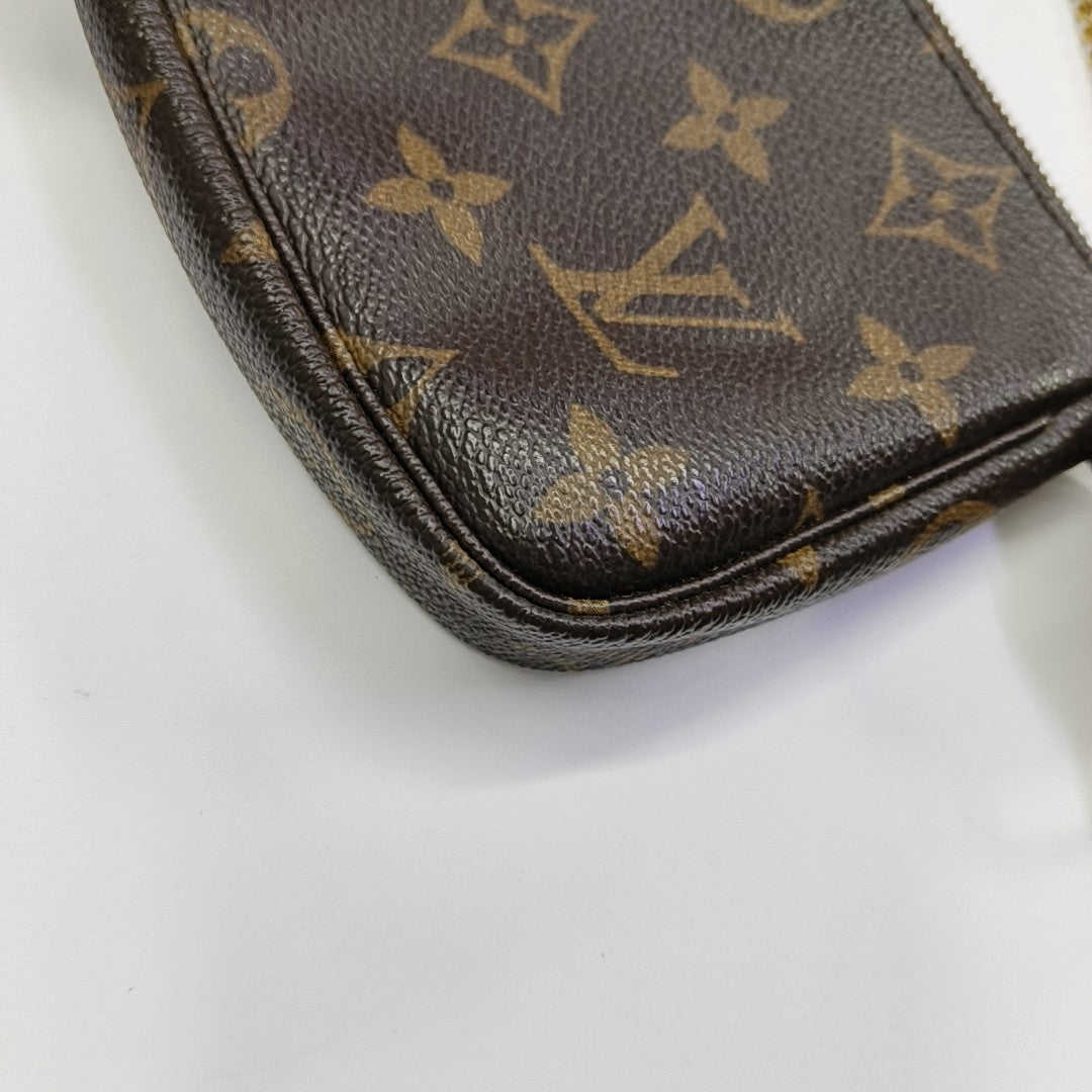 ACCESSOIRES Mini Monogram Coated Canvas Brown