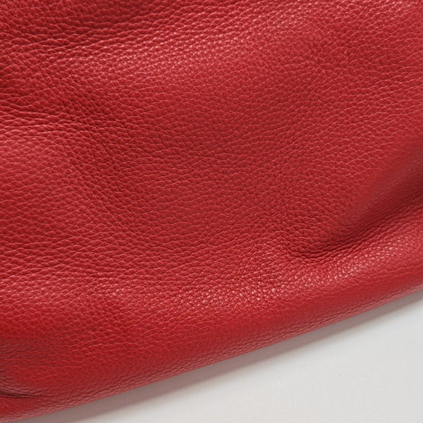 Calfskin Shoulder Bag Red