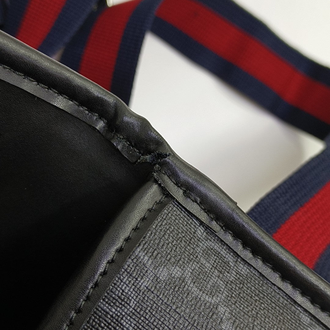 Neo Vintage Monogram Coated Canvas Black