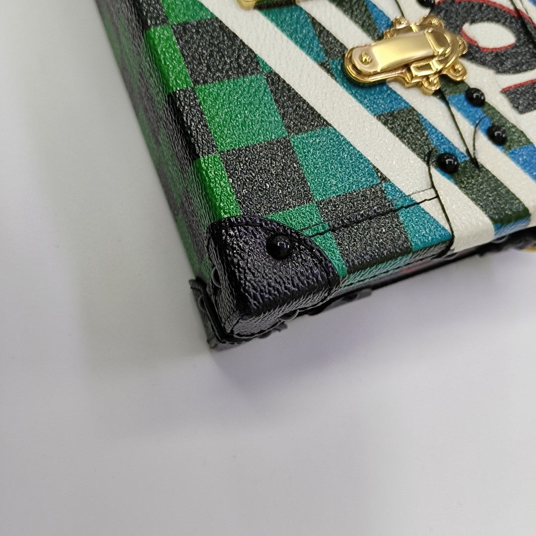 PETITE MALLE Calfskin Multicolor