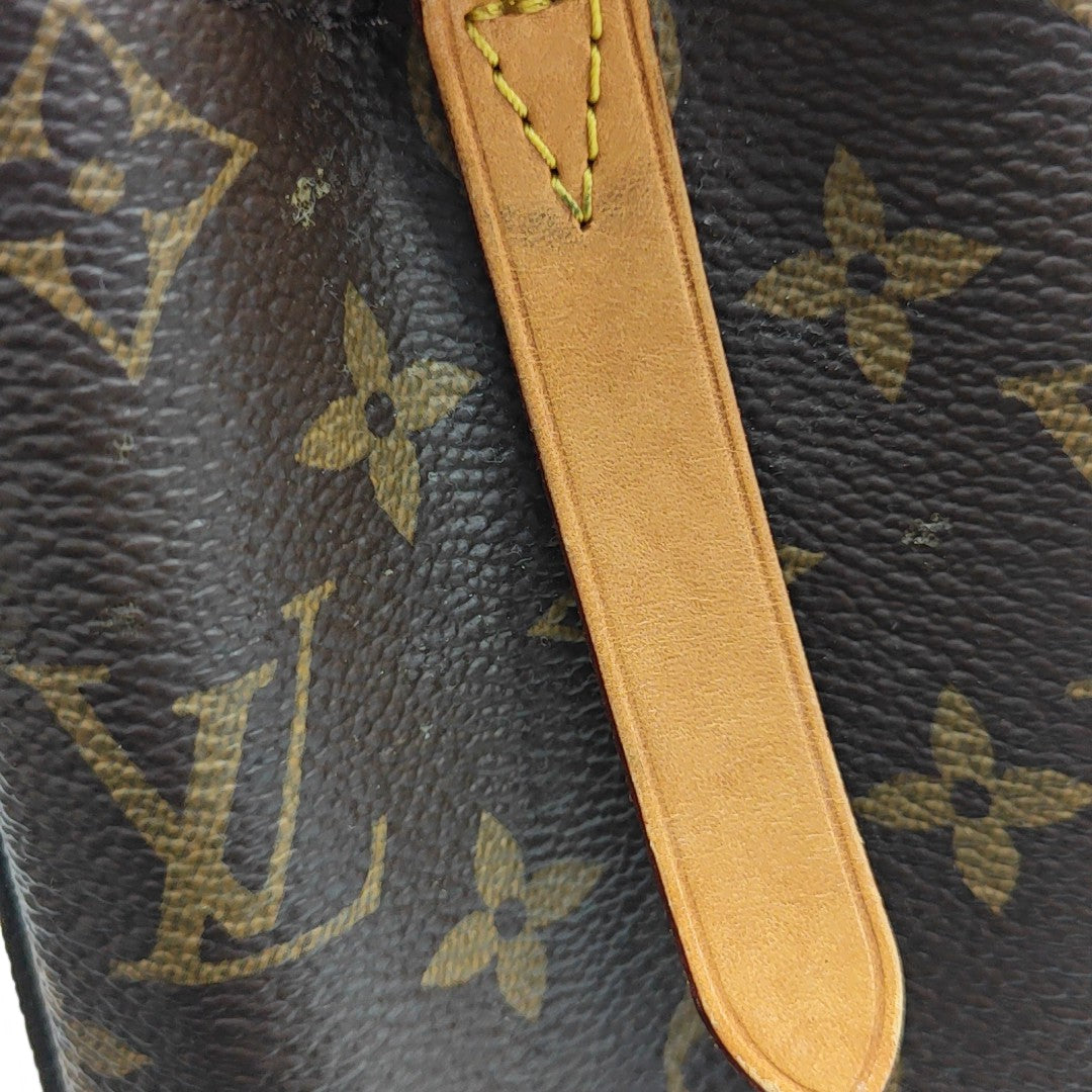 MONTAIGNE Monogram Coated Canvas Brown