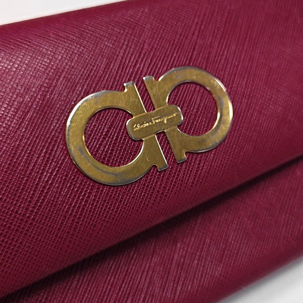 Authenticated pre-owned  Gancini Calfskin Red Wallet - Wallet at Looply