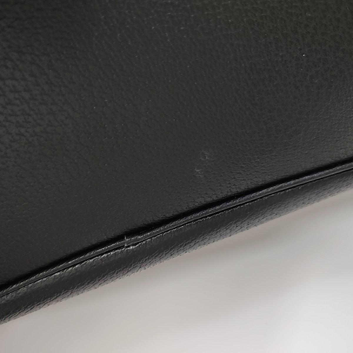 Calfskin Top Handle Bag Black