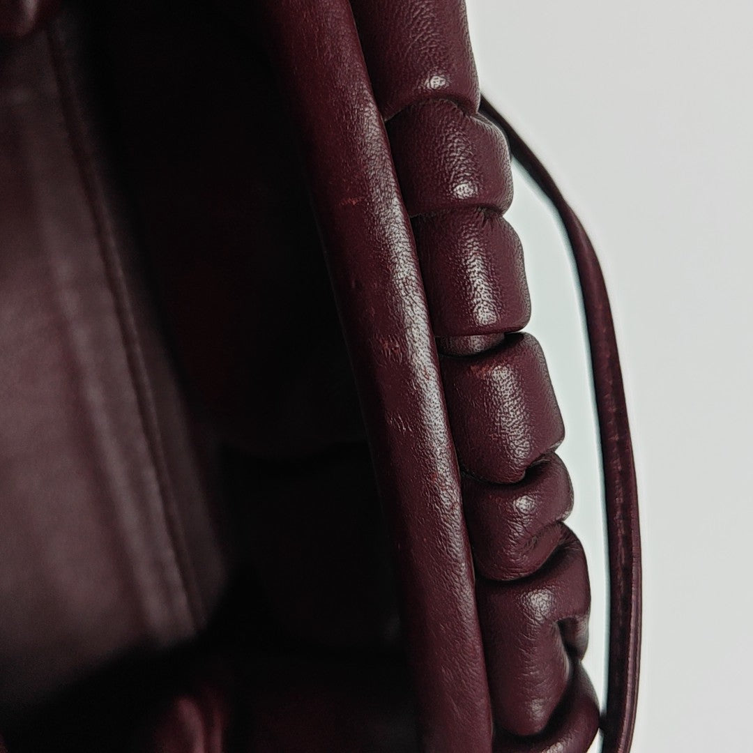 The Pouch Mini Calfskin Red