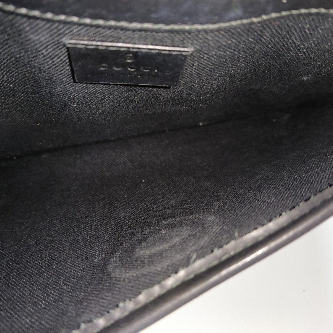 Neo Vintage Monogram Coated Canvas Black