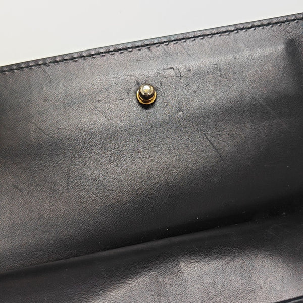 Leather Shoulder Bag Black