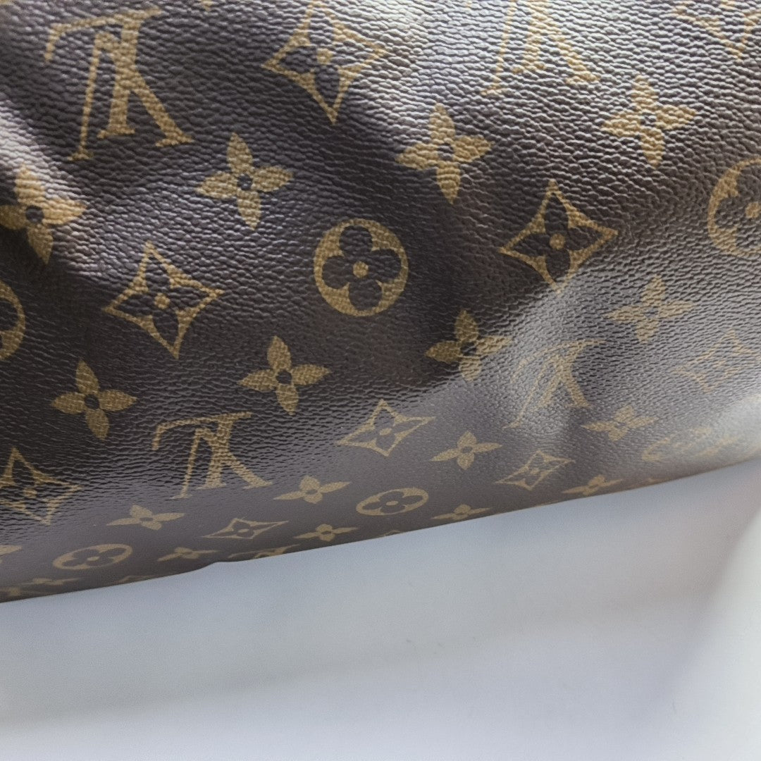 SPEEDY 30 Monogram Coated Canvas Brown