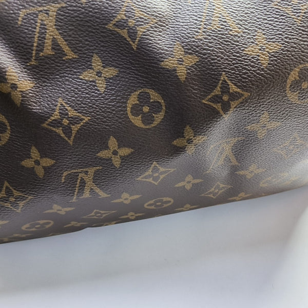 SPEEDY 30 Monogram Coated Canvas Brown