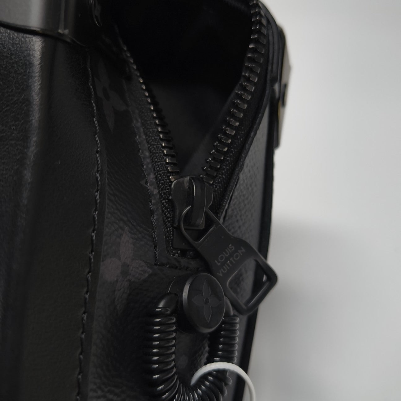 SOFT TRUNK Monogram Coated Canvas Black